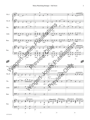 Merry Wayfaring Stranger - Traditional/Arcari - String Orchestra - Gr. 1.5