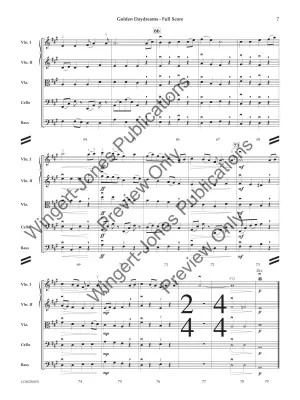 Golden Daydreams - Golan - String Orchestra - Gr. 3