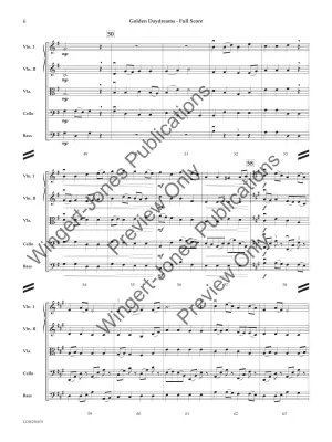 Golden Daydreams - Golan - String Orchestra - Gr. 3