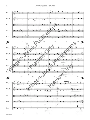Golden Daydreams - Golan - String Orchestra - Gr. 3
