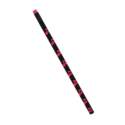 Mayfair Music - Black Pencil with Neon Notes
