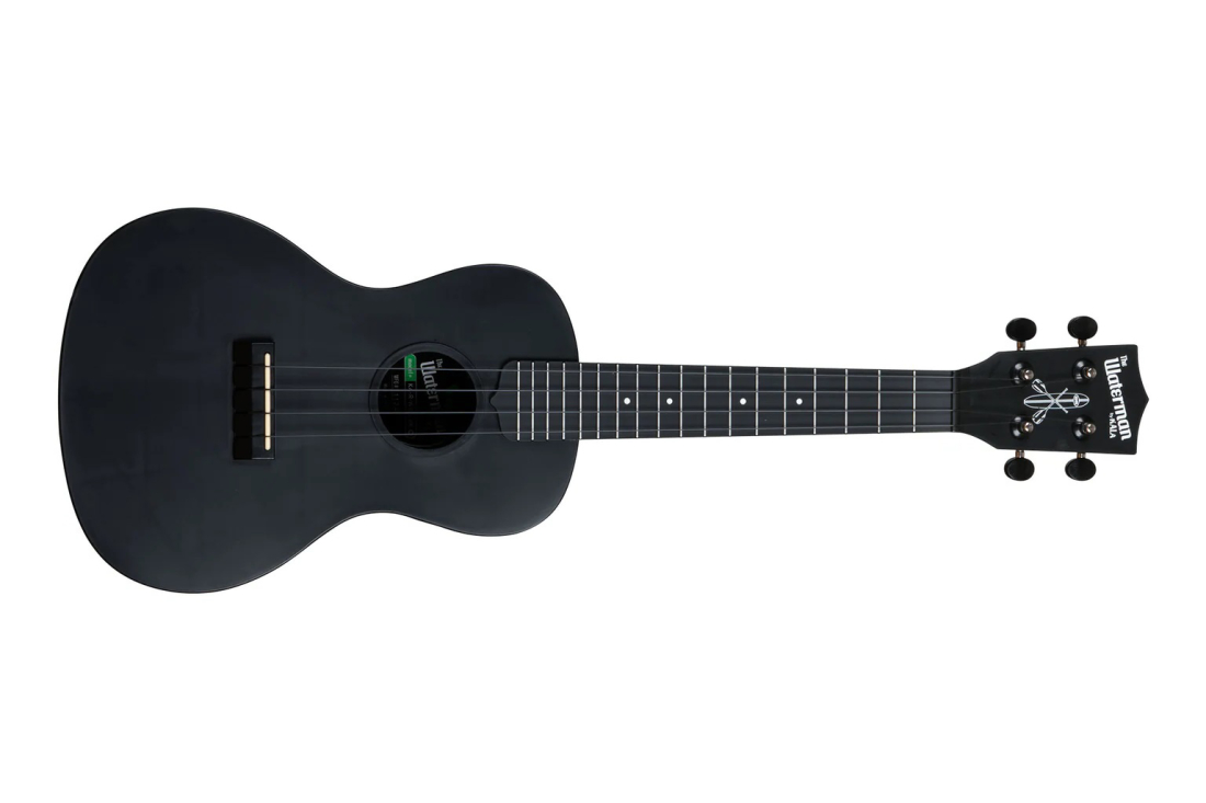 Ukul�l� concert Waterman en mat�riau recycl� (fini sable noir)