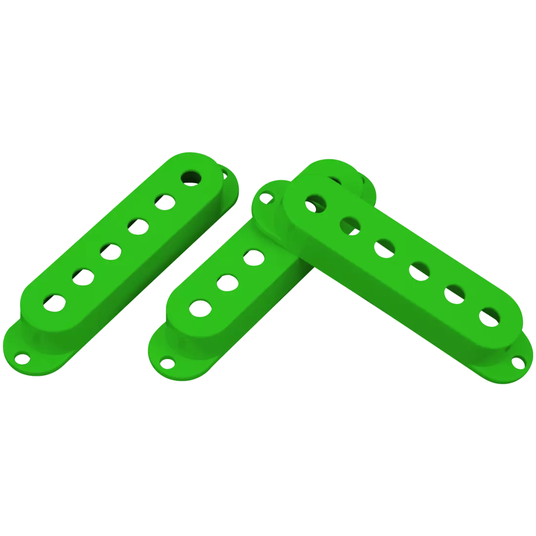 Strat Pickup Cover Set - Green