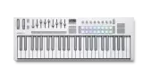 "Novation - Clavier de commande MIDI Launchkey\u00a049 MK\u00a04 (fini blanc)"