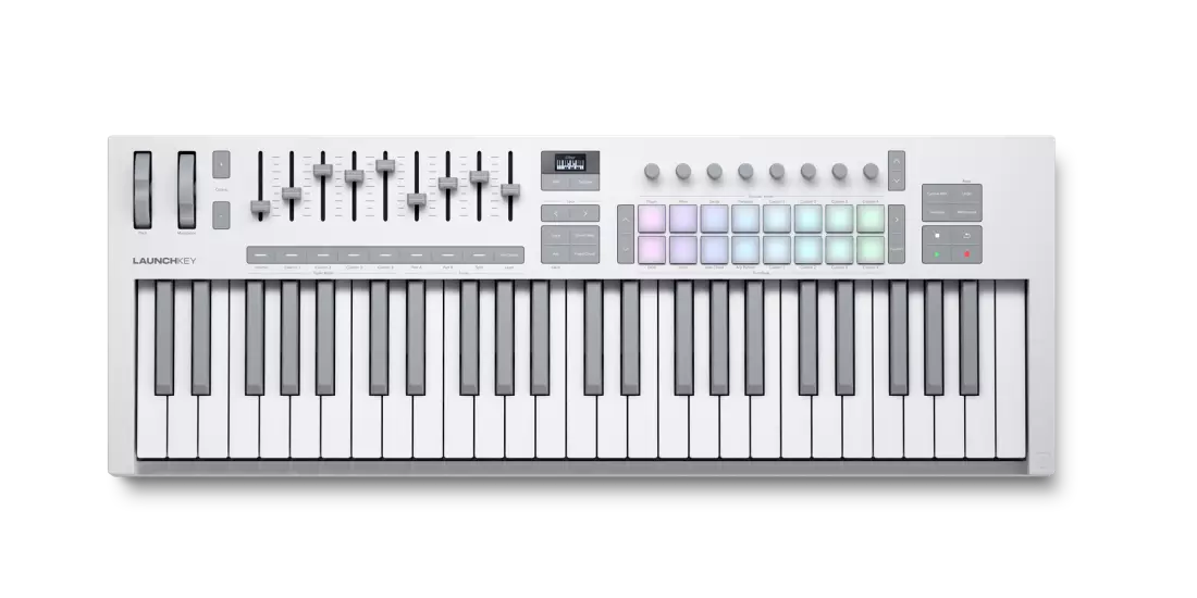 Launchkey 49 MK 4 MIDI Controller - White