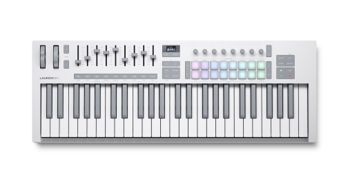 Novation Launchkey 49 MK 4 MIDI Controller - White | Long & McQuade