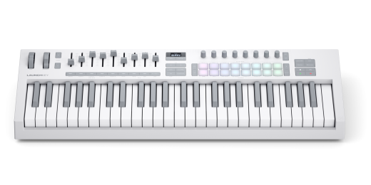 Launchkey 49 MK 4 MIDI Controller - White