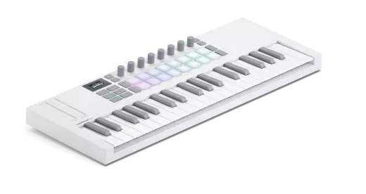 Launchkey Mini 37 MK 4 MIDI Controller - White