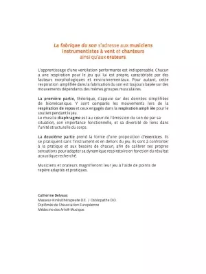 La Fabrique du son: Un guide pratique et accessible sur la respiration - Foissac-Delvaux - Book