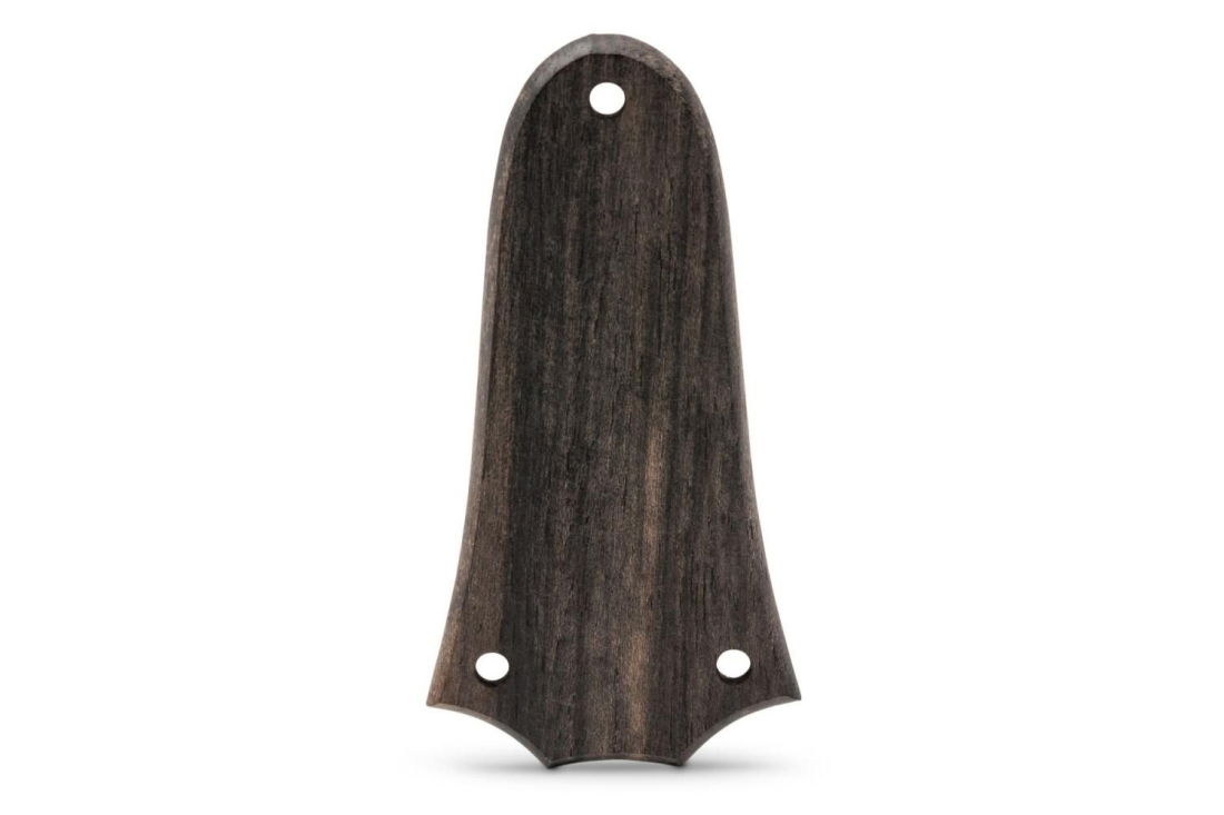 Truss Rod Cover, Crelicam Ebony, 3 Hole