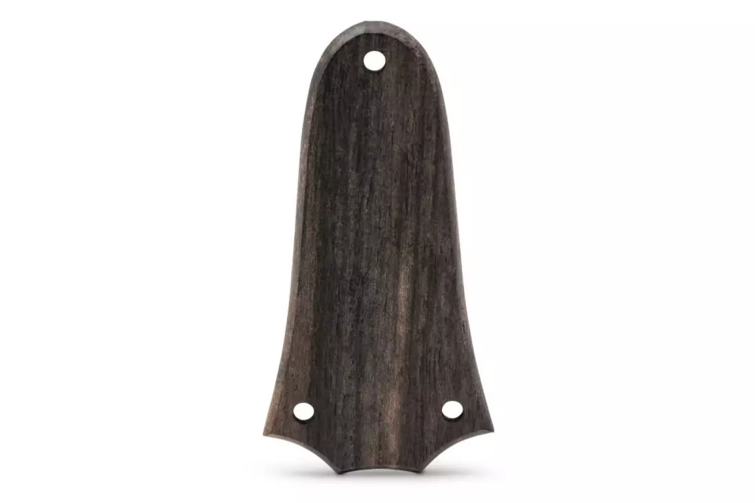 Truss Rod Cover, Crelicam Ebony, 3 Hole