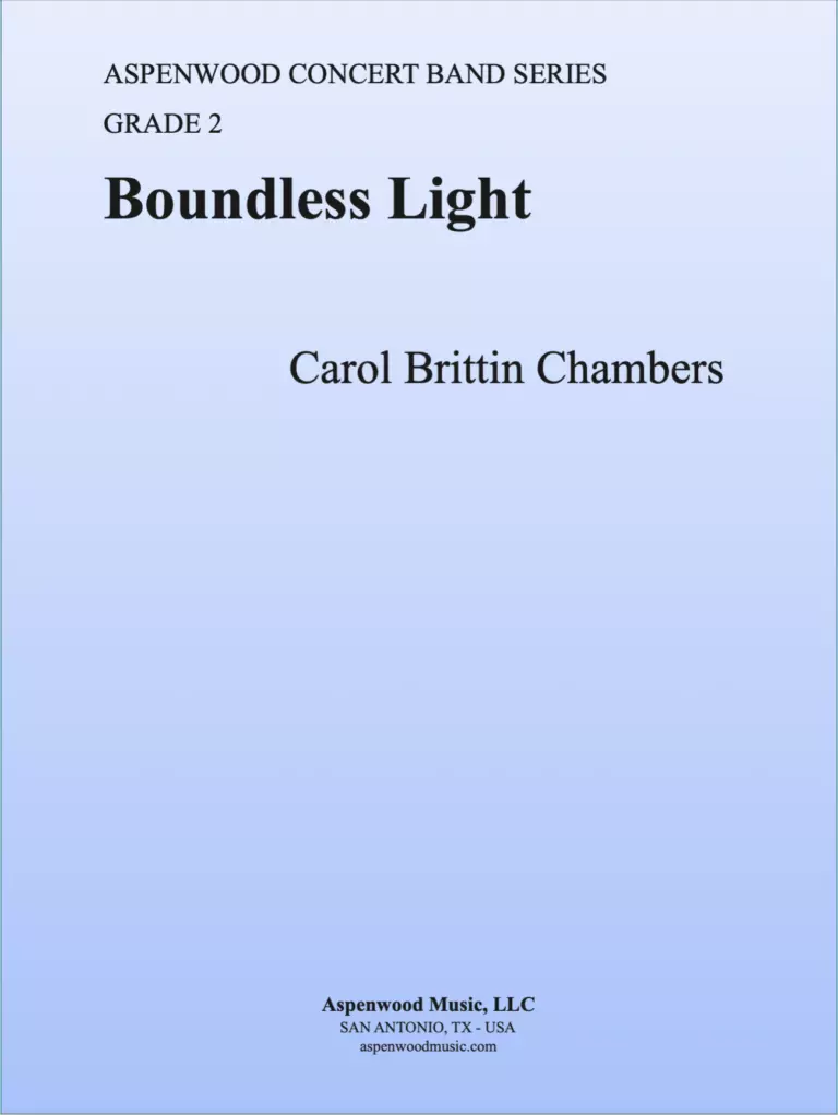 Boundless Light - Brittin Chambers - Concert Band - Gr. 2