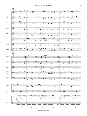 Spirit of Concord - Brittin Chambers - Concert Band - Gr. 1.5