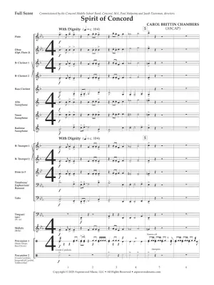 Spirit of Concord - Brittin Chambers - Concert Band - Gr. 1.5