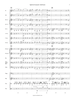 Spirit of Concord - Brittin Chambers - Concert Band - Gr. 1.5