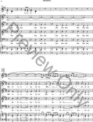 Muhona - Howoseb - SATB