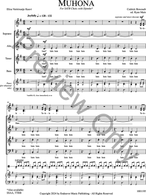 Muhona - Howoseb - SATB