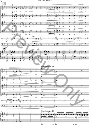 Alea Iacta Est - Hartung - SATB