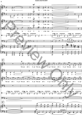 Alea Iacta Est - Hartung - SATB