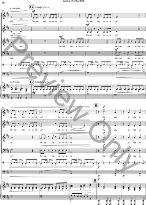 Alea Iacta Est - Hartung - SATB