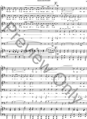 Alea Iacta Est - Hartung - SATB