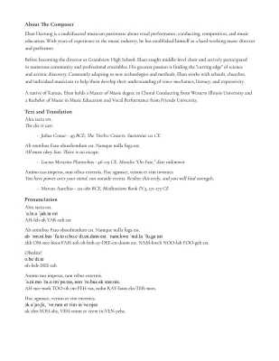 Alea Iacta Est - Hartung - SATB