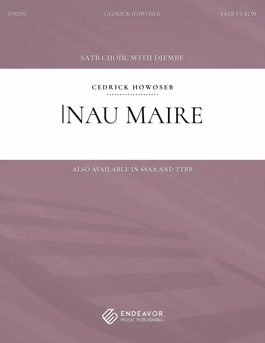 |Nau Maire - Howoseb - SATB/Percussion