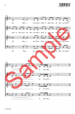 In the Mist - Crellin - SATB