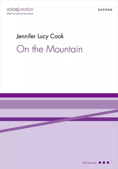 On the Mountain - Cook - SATB/Percussion
