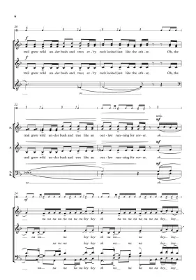 On the Mountain - Cook - SATB/Percussion