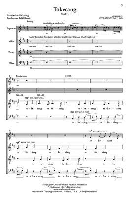Tokecang - Indonesian/Steven - SATB