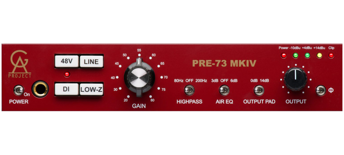 Pre-73 MKIV 1 Channel 1073-Style Mic Preamp and DI Box