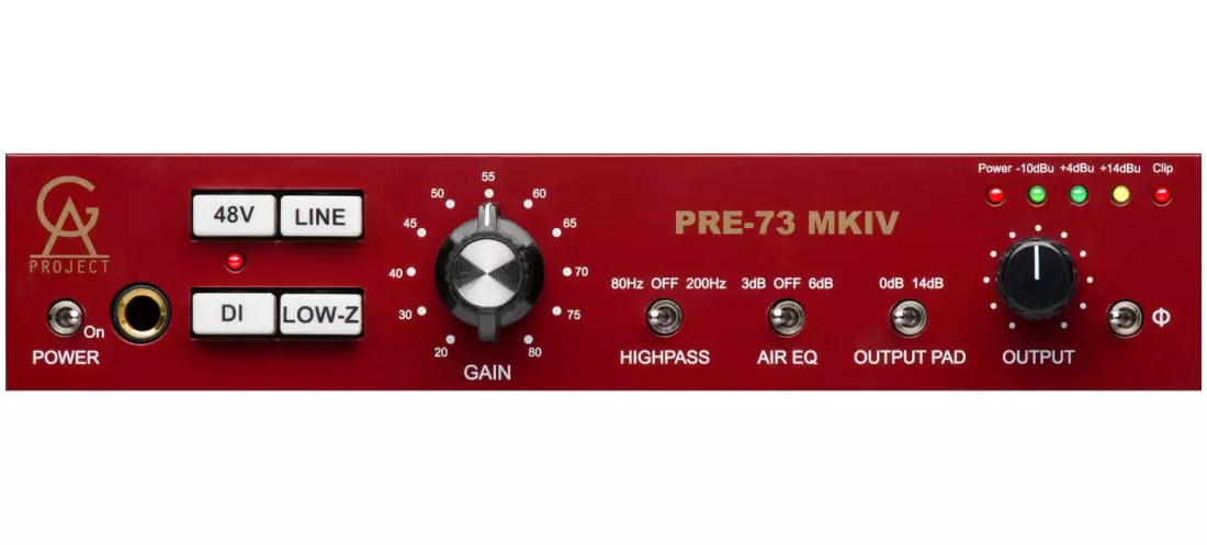 Pre-73 MKIV 1 Channel 1073-Style Mic Preamp and DI Box