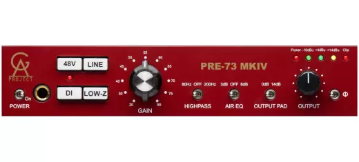 Golden Age Project - Pre-73 MKIV 1 Channel 1073-Style Mic Preamp and DI Box