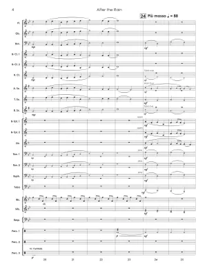 After the Rain - Neufeld - Concert Band Score Only - Gr. 1