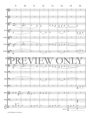 Little Bear\'s Lullaby - Neufeld - Concert Band Score Only - Gr. 1