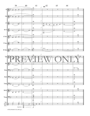 Little Bear\'s Lullaby - Neufeld - Concert Band Score Only - Gr. 1