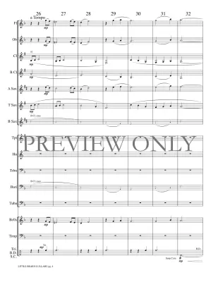 Little Bear\'s Lullaby - Neufeld - Concert Band Score Only - Gr. 1