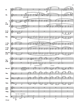Ancient Flower - Nishimura - Concert Band Score Only - Gr. 2