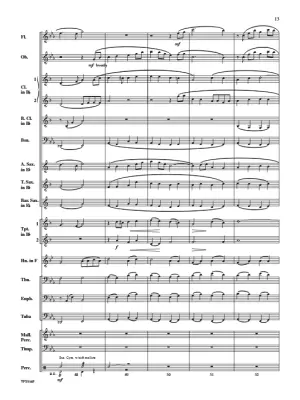 Ancient Flower - Nishimura - Concert Band Score Only - Gr. 2