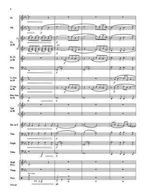 Ancient Flower - Nishimura - Concert Band Score Only - Gr. 2