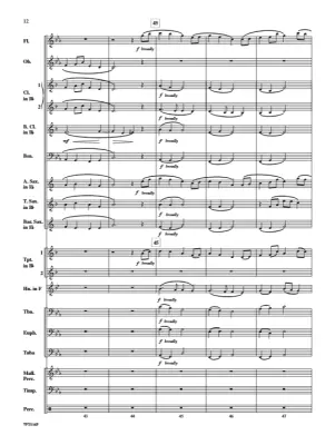 Ancient Flower - Nishimura - Concert Band Score Only - Gr. 2