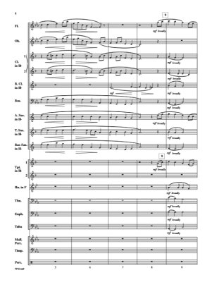 Ancient Flower - Nishimura - Concert Band Score Only - Gr. 2