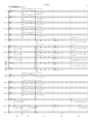 Fragile - Standridge - Concert Band Score Only - Gr. 1.5-2