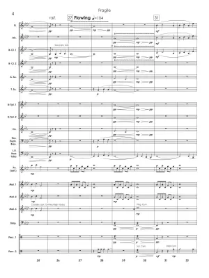 Fragile - Standridge - Concert Band Score Only - Gr. 1.5-2