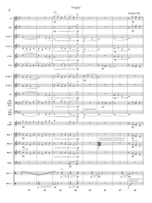 Fragile - Standridge - Concert Band Score Only - Gr. 1.5-2
