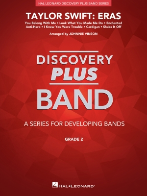 Hal Leonard - Taylor Swift: Eras - Swift/Vinson - Concert Band - Gr. 2
