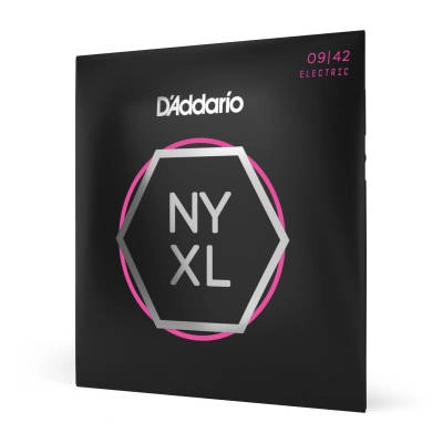 NYXL0942 Nickel Wound Electric Guitar Strings  Super Light  9-42