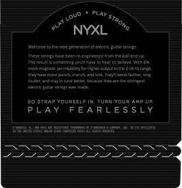 NYXL1046 Nickel Wound Electric Guitar Strings  Regular Light  10-46