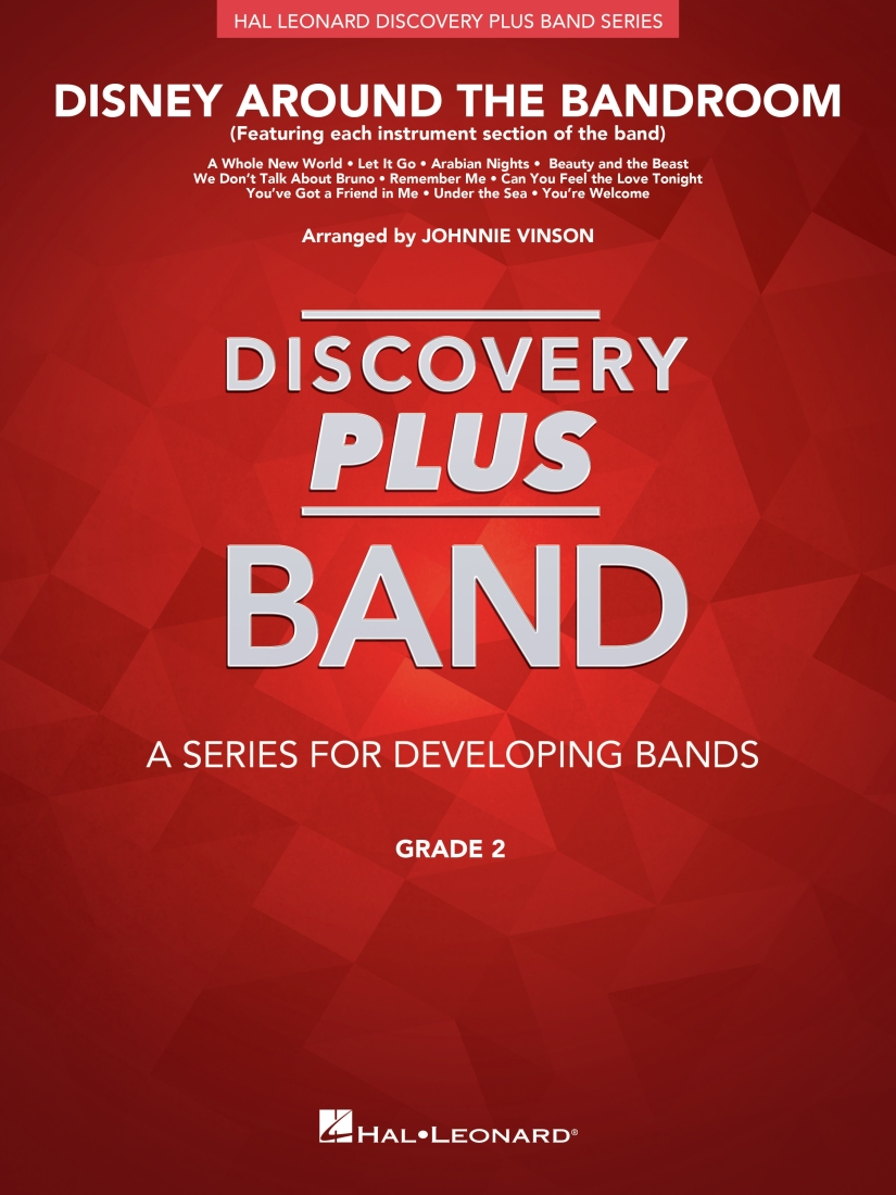Disney Around the Bandroom (Featuring each instrument section of the band) - Vinson - Concert Band - Gr. 2